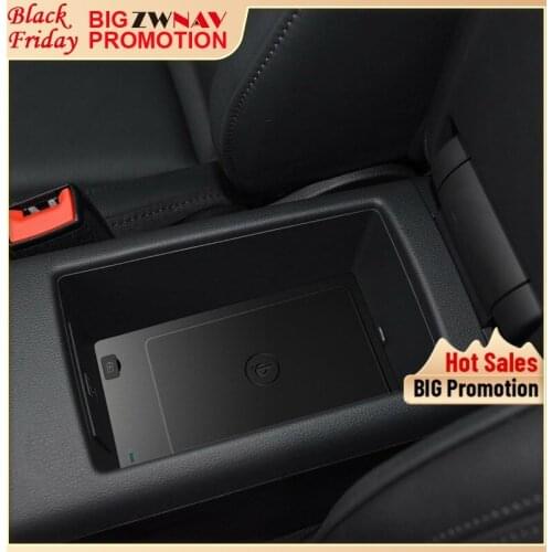 QI car wireless charger for Audi A3 2014+ Intelligent Infrared Fast Wireless Charging Car Phone Holder for iphone for Samsung