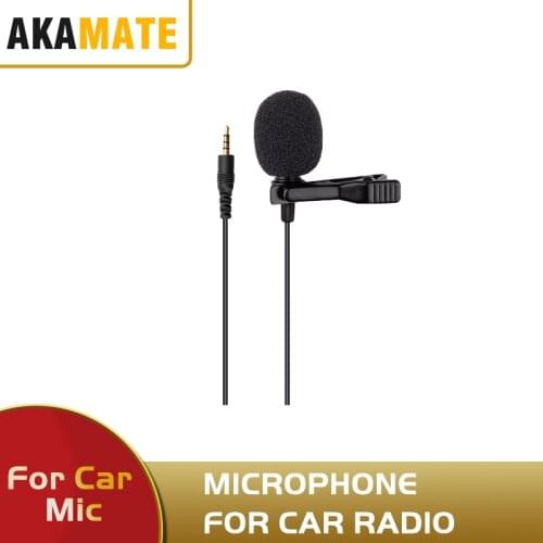 Car Radio Micphone for Bluetooth Car Radio Bluetooth connected sound amplifier microphone Microphone player Support Car Audio