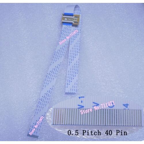 50cm Type B 0.5 Pitch 40Pin TTL FFC Extension Cable Adapter Type A B 40Pin Flexible Flat Cable FPC Extension Cord Connector Line
