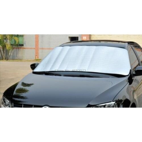 By dhl or ems100pcs Car-styling Car Windshield Protection Cover against Ice Dust Anti-Frost Heat Shield Cover