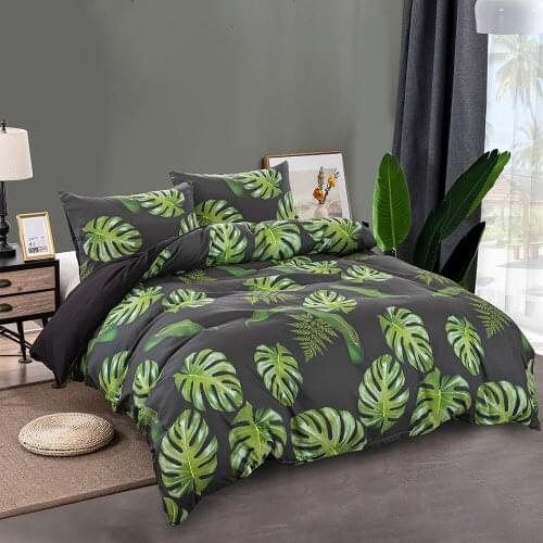 3D Flower Tree Coconut New Fantasy Scenery Hawaii Comforter Bedding Set Queen Twin Single Duvet Cover Set Pillowcase Home Luxury