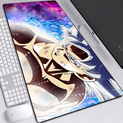 Anime Mouse Pads Goku Picture Laptop Computer Keyboard Pad Non-slip Natural Rubber Table Mat Large Size Desktop Game Pad
