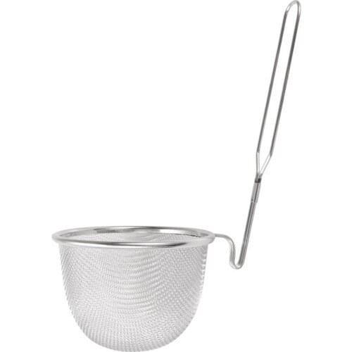 Kitchen Spaghetti Strainer Basket With Handle Noodle Colander Stainless Steel Oil Grid Spicy Hot Spoon Home Vegetable Net Modern