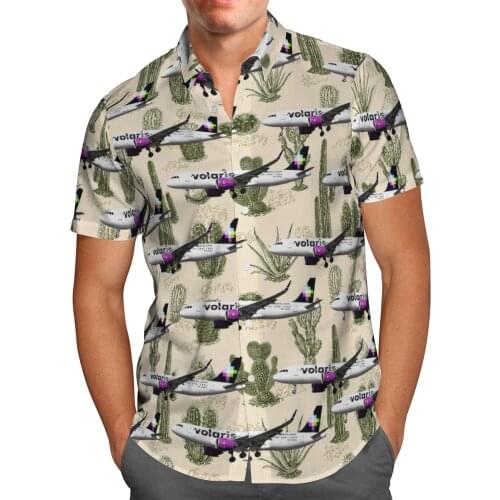 Cool Plane 3D Printing Beach Hawaii 2021 Summer Shirt Short Sleeve Shirt Streetwear Oversized Chemise Hombre Blusa Masculina-65