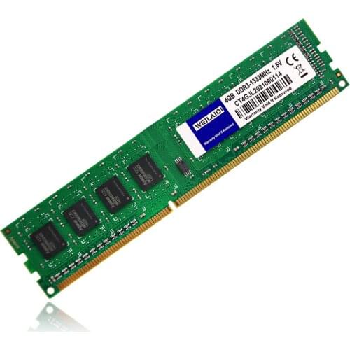 Memoria Ram 10 pcs or 20pcs lot DDR3 4GB RAM 1333Mhz PC3-10600 DIMM Desktop 240 Pins 1.5V NON ECC single 8 chips Desktop ram