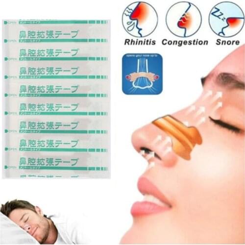 5/25/50PCS Breath Anti Snoring Stickers Nasal Strips Easy Breath for Sleeping Anti Snoring Nose Rhinitis Patch Health Care