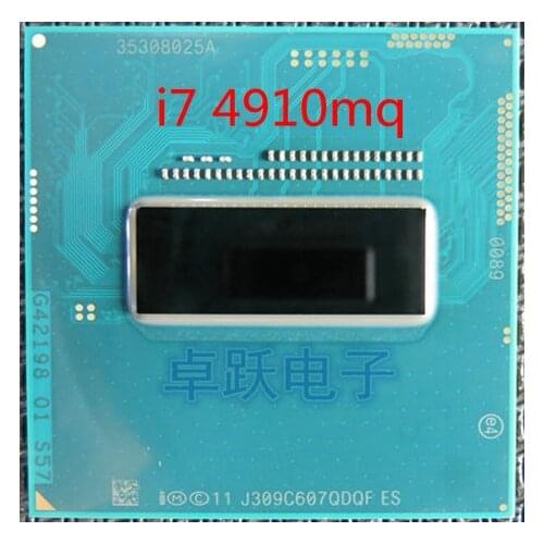 Original Intel Core I7-4910MQ QS Version QDQF CPU I7 4910MQ processor 2.9GHz L3=8M Quad core free shipping