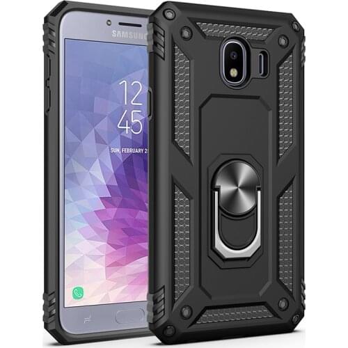Luxury Armor Soft Shockproof Case For Samsung Galaxy J4 2018 J4 Plus J400F/DS SM-J415F/DS J415FN Silicone Bumper Hard PC Cover