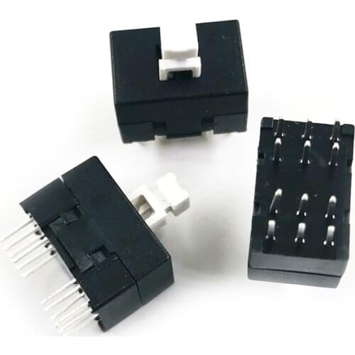 JOYING LIANG 8.5*13.1MM Self-locking Switch 8.5x13MM 4 Row 12 Feet with Lock Square Button Switches 3pcs Retail