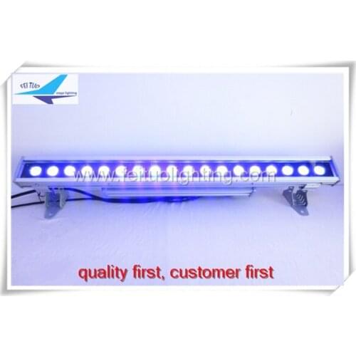 H- 20/lot ip65 outdoor wall washer 18x15w RGBWA 5 in 1 led bar light waterproof hotel garden light DMX512