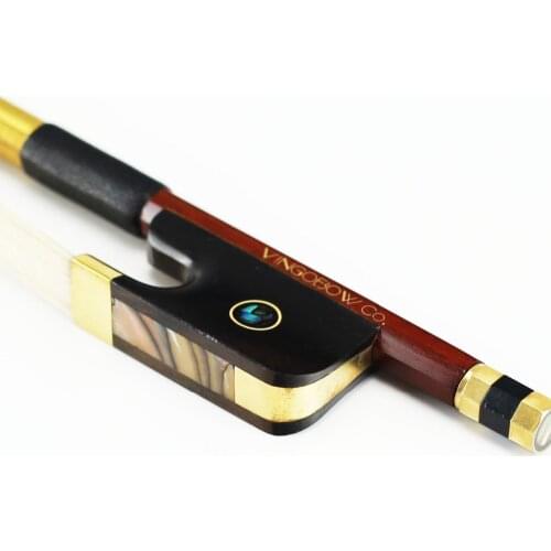 Gorgeous Pernambuco Cello Bow 4/4 Full Size Well Balance and Sweet Tone Ebony Frog Brass Alloy Fitted for Professional Player