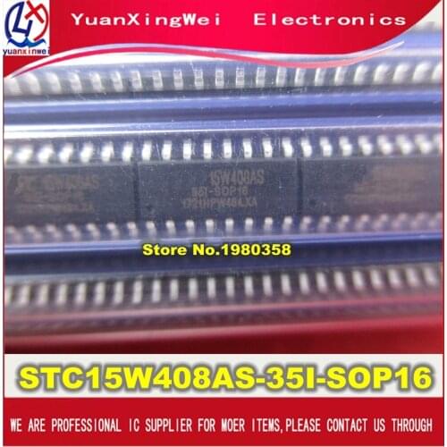 10pcs/lot STC15W408AS-35I-SOP16 STC15W408AS STC15W408AS-35I
