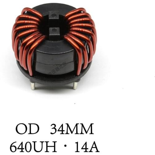 640uh14A Common Mode Inductor High Frequency Magnetic Component Switching Power Supply Input Filter 220V Line Filter