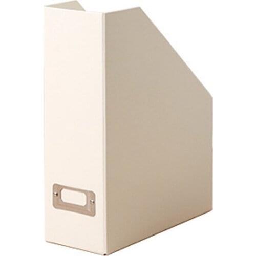 Azine File, Office Desk Trapezoidal Box Paper Folder Finishing Box Book Ladder Frame azine Basket 12.25 X 9.75 X 3.75 Inch