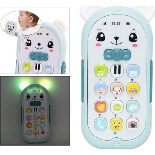 Baby Phone Toy Mobile Telephone Early Educational Learning Machine Kids Gifts Telephone Music Sound Machine Electronic Baby Toy