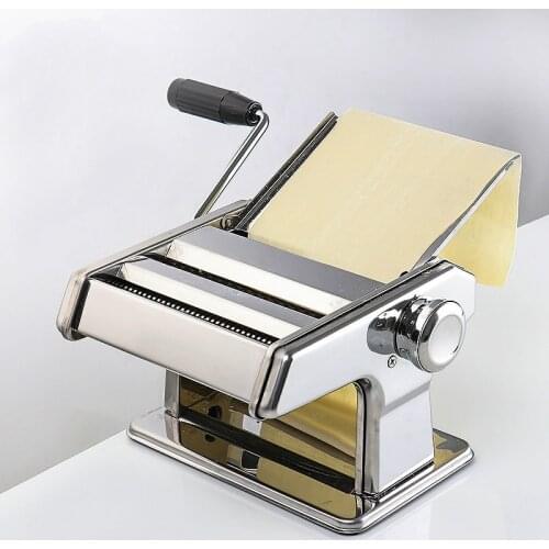 Stainless Steel Pasta Electric Manual Dual Use Noodle Maker Handmade Spaghetti Noodles Press Machine Roller Dough Cutter
