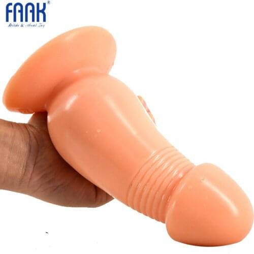 FAAK Sex Products Sex Toy Type Newest Nude Smooth Penis Dildo Photos Mushroom Shape Dildo Porn Sexshop for Lesbian Dildo