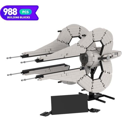 Moc Star Space Battle Nssis Class Classic Movie Military Weapons Robot Building Blocks Toys Assembled Models Children Toys Gifts