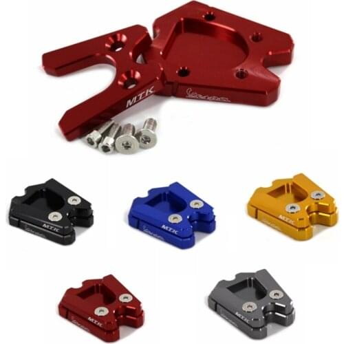 5 color Motorcycle accessory bracket lengthened plank foot side bracket expanded pad for Vespa GTS 3Vie GTV 3Vie