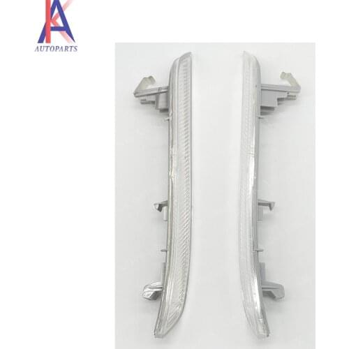 Left Right Clear White Side Marker Reflector For BMW X6 E71 E72 2008-2014 63147187087 63147187088