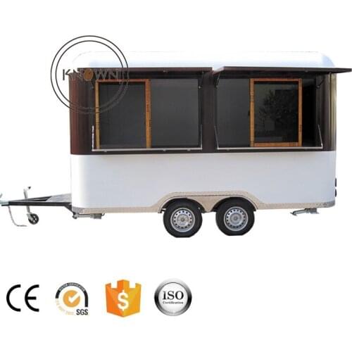 Best selling 400cm fast food ice cream mobile carts trailer for sale