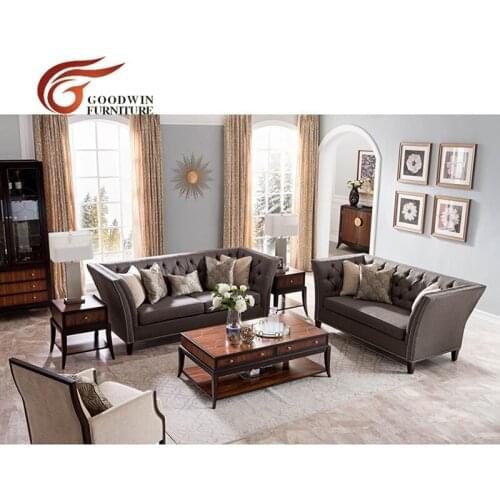 Indoor sofa set couch living room sofa furniture and living room table sets WA377