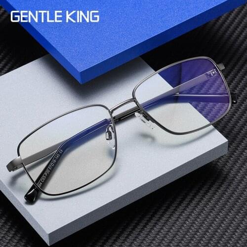 GENTLE KING Alloy Computer Anti Blue Rays Glasses Anti Blue Light Eyeglasses Optical Eye Spectacle Gaming Eyewear Anti Fatigue