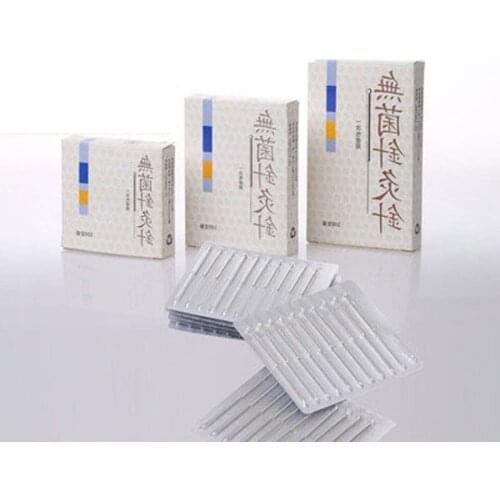 100 PCS Yunlong disposable sterile acupuncture needles sinlge use packing acupuncture needle steel ring shank