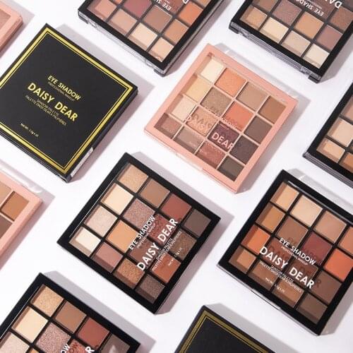 Wholesale Eyeshadow Palette Makeup Cosmetics Matte Glitter Metallic 16 Color Nude Creamy Pigmented Professional Mini Shadow Kit