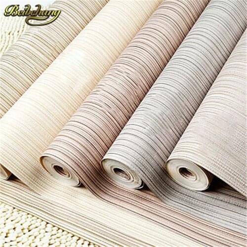 Beibehang papel de parede. Simple plain small stripe pinstripe wallpaper roll PVC vinyl decor wall paper for bedroom background