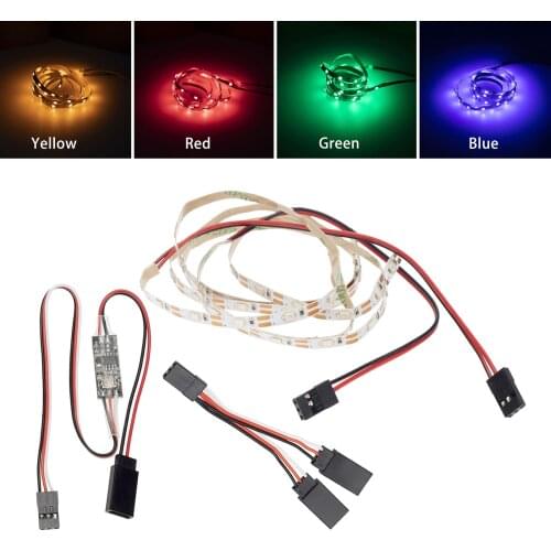 Remote LED Light Strip for RC Fixed Wing Airplane Flying Wing Plane