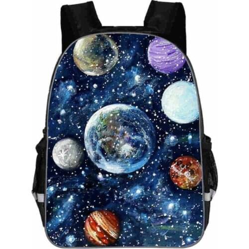 Galaxy Backpack Universe Space Solar For Teenagers Boys Girls Toddler Animal Kid School Book Bags Men Women Rock Mochila Bolsa