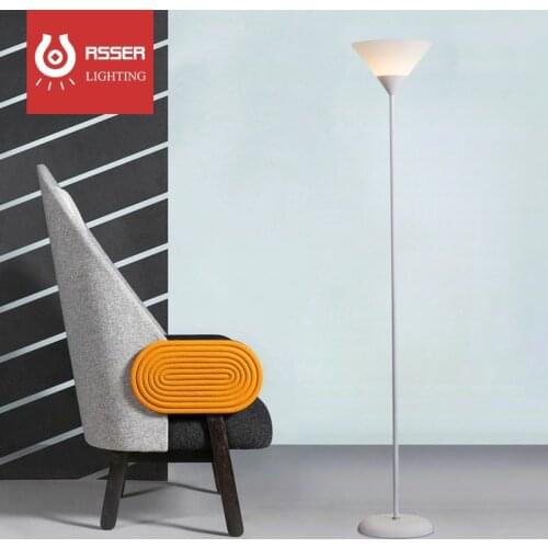 RSSER Modern Nordic LED Corner Floor Lamp Remote Control Torchiere Floor Light For Bedroom Standing Lamp Living Room