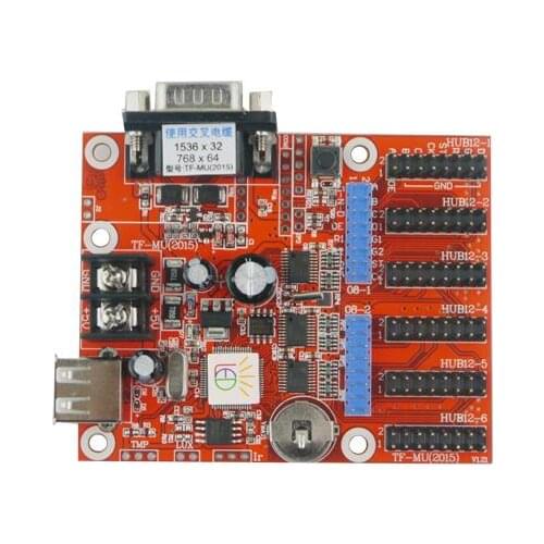 TF-MU(2015)/TF-MU LED display screen controller card serial and USB port LED card
