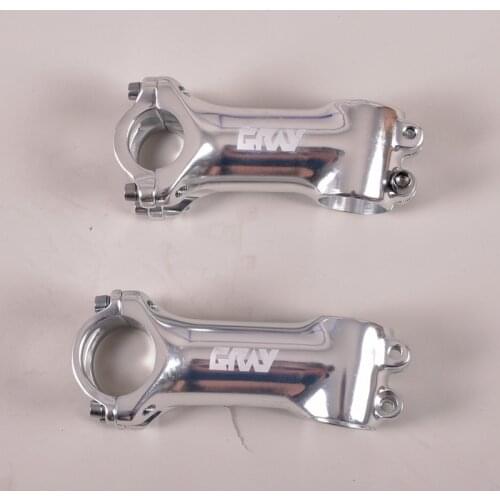 GRAY 25.4mm/31.8mm -7° 90mm Aluminum Alloy Fixie Bike Stem MTB Road Fixed Gear Bike Stem Riser Stand Pipe Bicycle Accessories