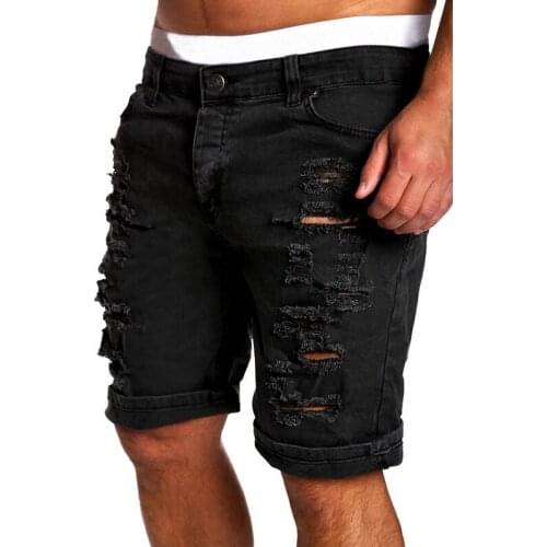 WICCON Men's Denim Shorts