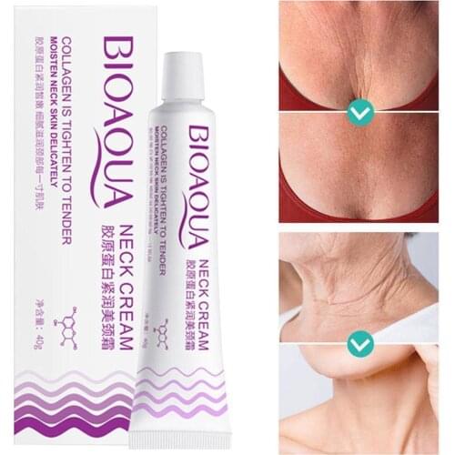 1pc Anti Smooth Anti Aging Whitening Cream Face And Refreshing Neckline Neck Cream Collagen Cream 40ml Cream Body Neck C1X5