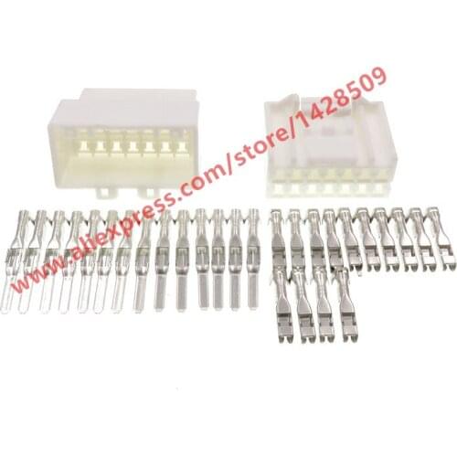 10 Sets 14 Pin Female Male Auto Wire Harness Connector Electrical Plug With Terminals 936199-1