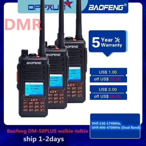 2020 Baofeng DM-S8PLUS Walkie-talkie Dual Time slot DMR Digital/Analog DMR Repeater Upgrade Long-distance Walkie-talkie