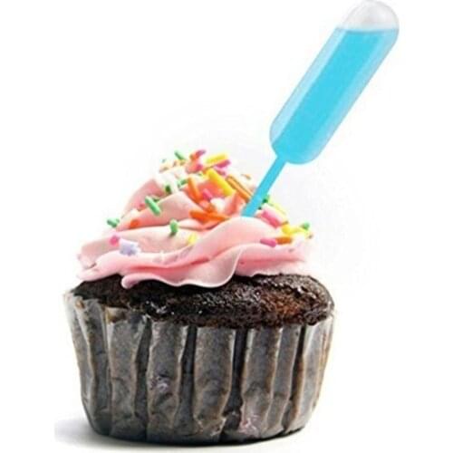 50Pcs 4ml Disposable Plastic Liquid Dropper Transfer Pipettes Pasteur Pipettes Suitable for Chocolate Cupcakes