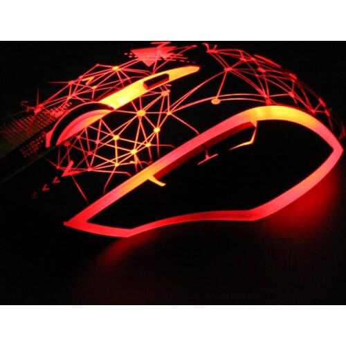Ajazz AJ119 RGB Backlit Modes 2 well-designed side buttons Wired Gaming Mouse Professional E-sport Gaming mice for lol DOTA PC