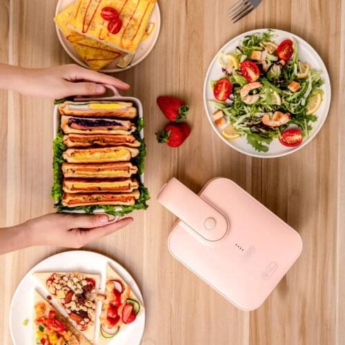 Sandwich Maker Breakfast Machine Toaster Machine Home Light Food Waffle Maker Multi-Function Heating Toast Pressure Toaster
