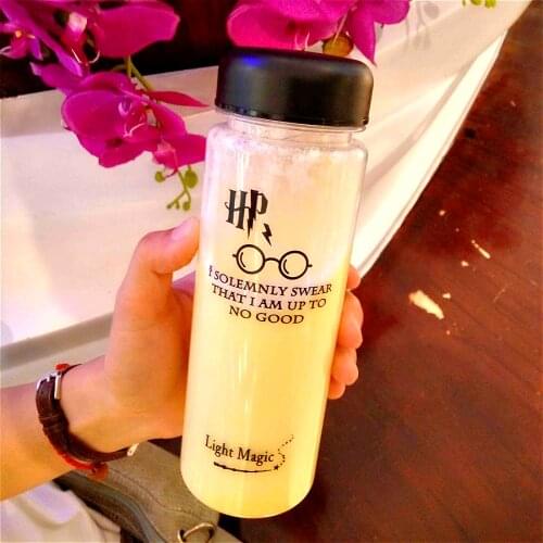 500ml HP Water Bottle Environmentally Bicycle Travel Sport Healthy Lemon Juice Friendly Water Bottle