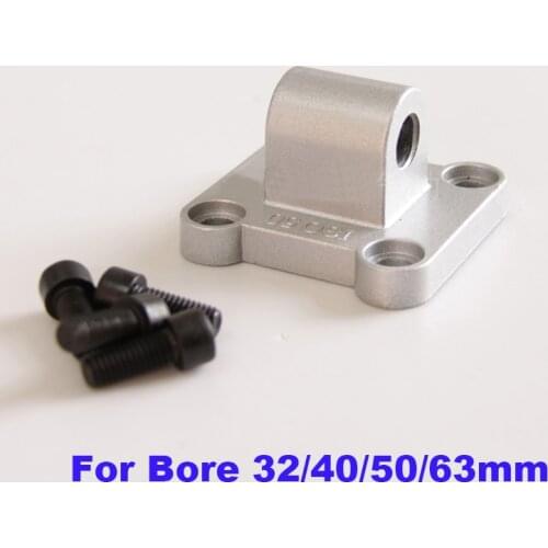 DNC/SE air cylinder mounting bracket for bore 32/40/50/63mm Swivel flange SNCL ISO 15552 pneumatic part CA Single earring base