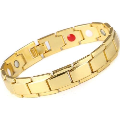 European And American MenS Magnetic Bracelet Magnetic Hematite Titanium Steel Bracelet Detachable Bangle Men Jewelry Dropping