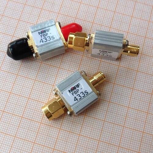 FBP-433s 433MHz bandpass filter for remote control aerial model aerial photography, 433M, bandwidth 20MHz