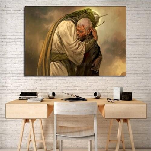 Imam Khamenei Prayer For Hajj Qasem Canvas Prints Picture Modular Paintings For Living Room Poster On The Wall Home Decor
