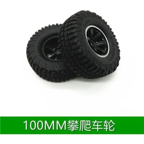 100MM Width 40MM 12MM Tires Wheel DIY R/C Car Truck Robort Model Toys Spare Parts Accessories