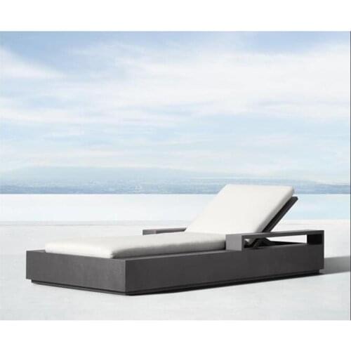 New arrival outdoor sale on patio aluminum chaise set for sale