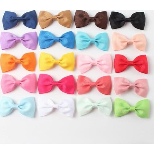 Girls Hair Bows Alligator Clips Ribbon 2.5" Hairpins Elastic Hairbands Bobbles Bowknot Headbands Kids Accessories 200pcs HD3210